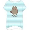 Dámské spací tričko / noční košile kočička Pusheen. Je vyrobeno ze 100% bavlny a z přední strany jej zdobí obrázek kočičky Pusheen. Nabízíme jej ve variantě s tyrkysovými a bílými proužky, nebo s bílými puntíky na starorůžovém podkladu - viz. výběr velikosti a barvy.
TIP • Pokud jste si také oblíbili obézní kočičku Pusheen, prohlédněte si celou naši nabídku produktů s motivem Pusheen The Cat.