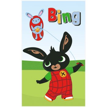 Dětský ručník Zajíček Bing - Pouštění draka