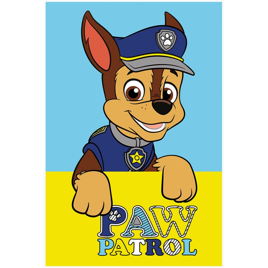 Carbotex · Dětský ručník Tlapková patrola - Paw Patrol - motiv policista Chase - 100% bavlna - 30 x 50 cm