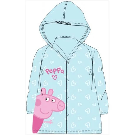 Dětská pláštěnka Prasátko Peppa se srdíčky