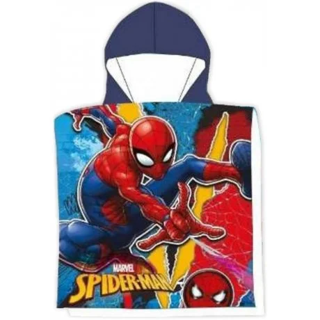 Dětské pončo - plážová osuška s kapucí Spiderman