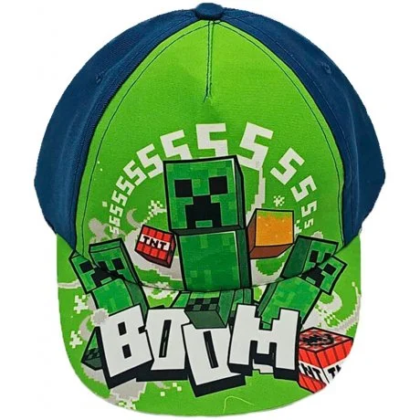 Dětská kšiltovka Minecraft - BOOM