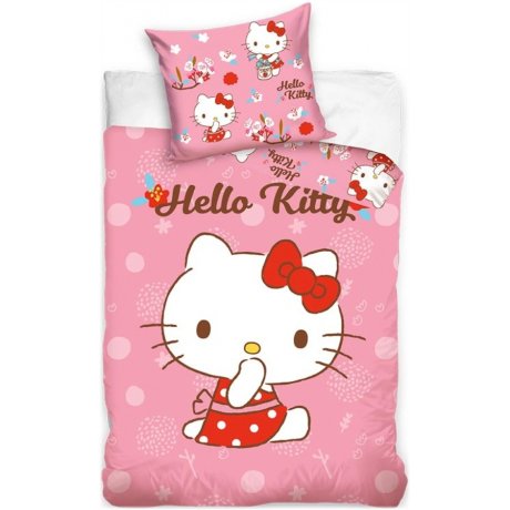 Povlečení do dětské postýlky Hello Kitty