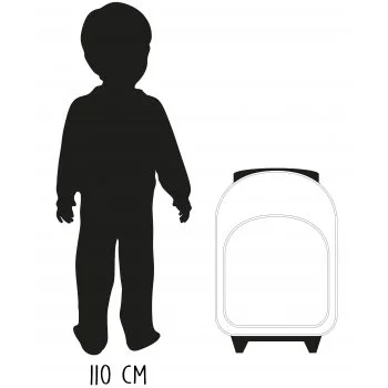 Dětský cestovní kufr na kolečkách Auta - Cars