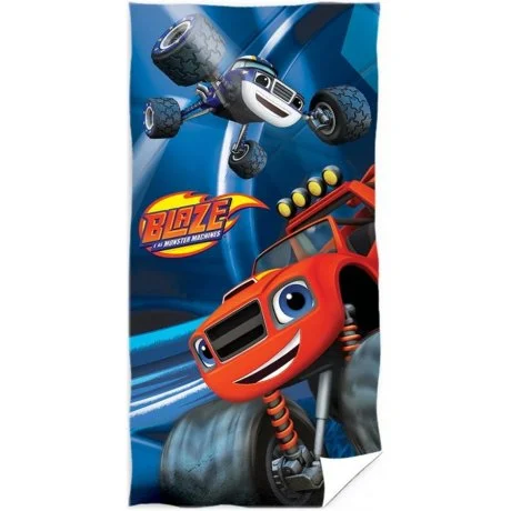 Dětská osuška Plamínek a čtyřkoláci - Blaze a Darington