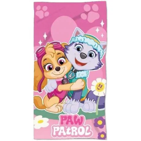 Dívčí plážová osuška Tlapková patrola - Skye a Everest