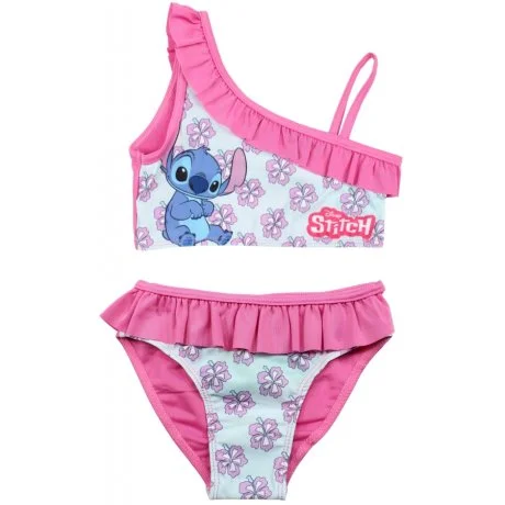 Dívčí asymetrické bikiny Lilo & Stitch