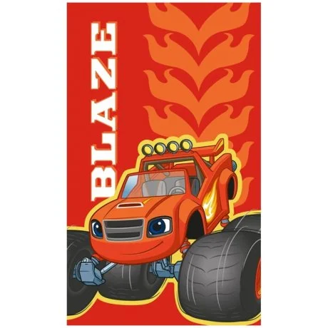 Dětský ručník Plamínek a čtyřkoláci - Ohnivá stopa