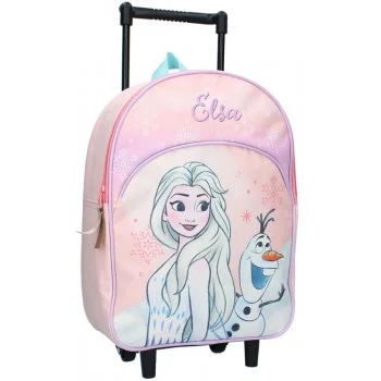 Dětský cestovní kufr na kolečkách Ledové království - Elsa a Olaf