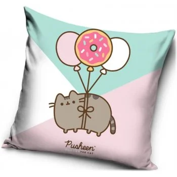 Dekorační polštář Kočička Pusheen - Kurz létání