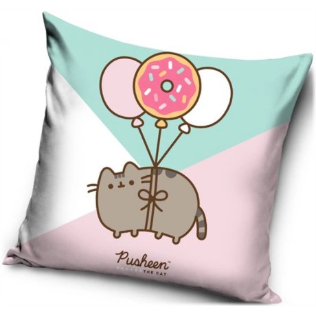 Dekorační polštář Kočička Pusheen - Kurz létání