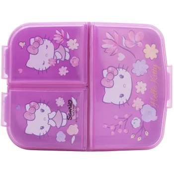 Multibox na svačinu Hello Kitty se 3 přihrádkami