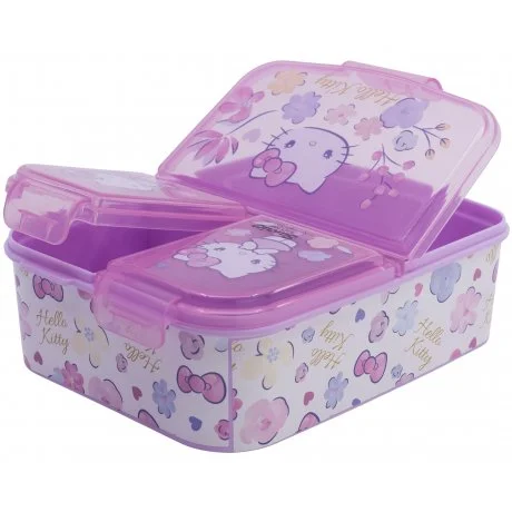 Multibox na svačinu Hello Kitty se 3 přihrádkami