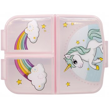Multibox na svačinu Unicorn se 3 přihrádkami