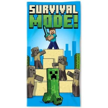 Plážová osuška Minecraft - Survival Mode!
