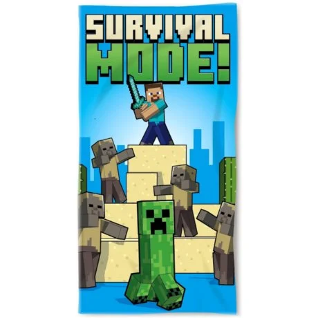 Plážová osuška Minecraft - Survival Mode!