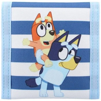 Pruhovaná dětská peněženka Bluey