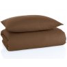 Souprava ložního povlečení BedTex Exclusive Collection v hnědé barvě. Je vyrobena z 100% bavlny ve zpracování Renforcé, což zajišťuje odolnost a jemnost. Barvení reaktivními barvami garantuje trvanlivost a stálost barev. Rozměr přikrývky 140 x 200 cm, polštář 70 x 90 cm. Praktické zapínání na zip. 