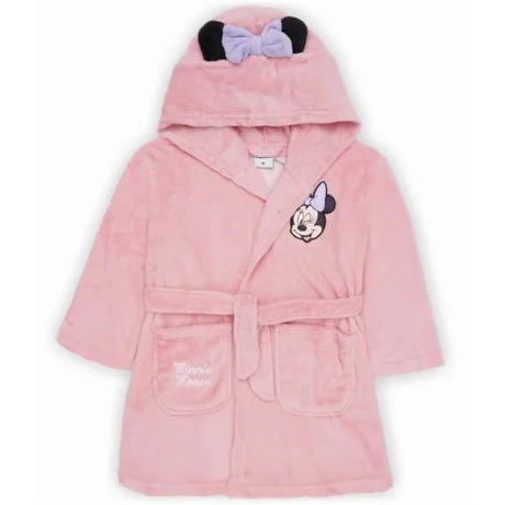 Dívčí župan Minnie Mouse s kapucí a ouškama