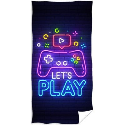 Bavlněná plážová osuška Let’s play