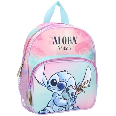 Dětský batoh s přední kapsou Lilo & Stitch