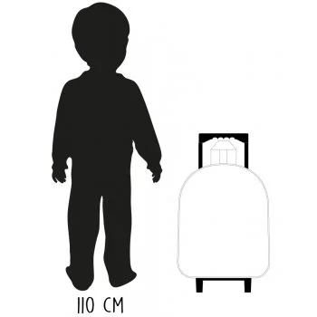 Dětský cestovní 3D batoh na kolečkách Bluey