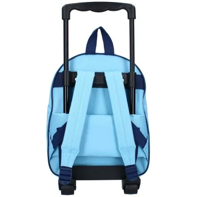 Dětský cestovní 3D batoh na kolečkách Bluey
