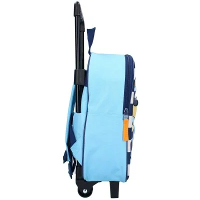 Dětský cestovní 3D batoh na kolečkách Bluey