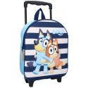 Dětský cestovní 3D batoh na kolečkách Bluey