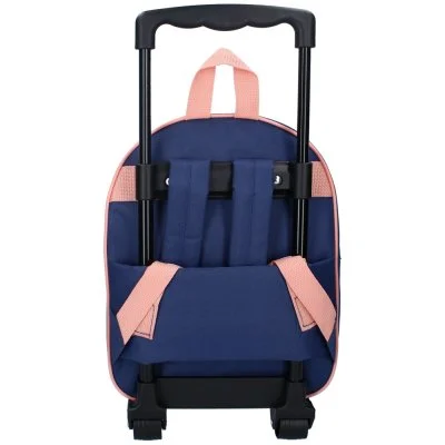 Dětský cestovní 3D batoh na kolečkách Ledové království - Sisters Forever