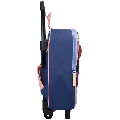 Dětský cestovní 3D batoh na kolečkách Ledové království - Sisters Forever