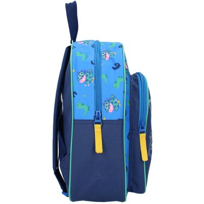 Dětský batoh s přední kapsou Prasátko George s dinosaurem