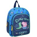 Dětský batoh s přední kapsou Prasátko George s dinosaurem