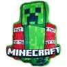 Tvarovaný 3D polštářek Minecraft s obrázkem ikonického Creepera je vyrobený z jemného mikroplyše. Přední stranu zdobí poutavý obrázek inspirovaný světem Minecraftu, zatímco zadní strana je jednobarevná zelená. Ideální doplněk pro fanoušky hry domů i na cesty.