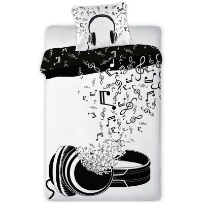 Bavlněné ložní povlečení Muzika