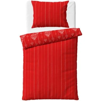 Bavlněné ložní povlečení - Vánoční baňky