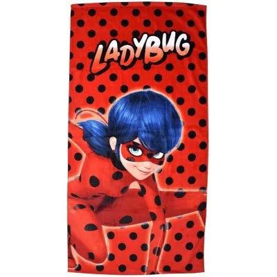 Plážová osuška Kouzelná Beruška - Ladybug