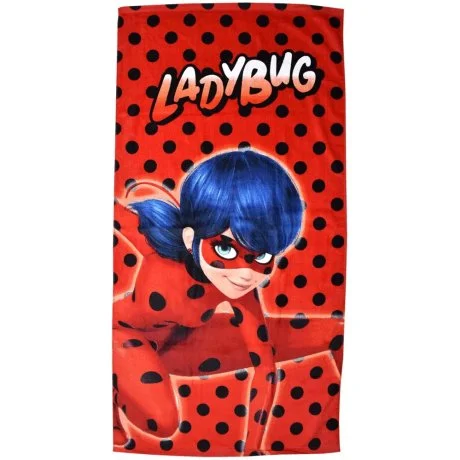 Plážová osuška Kouzelná Beruška - Ladybug