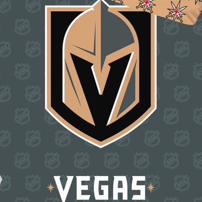 Hokejové ložní povlečení NHL Vegas Golden Knights Shields