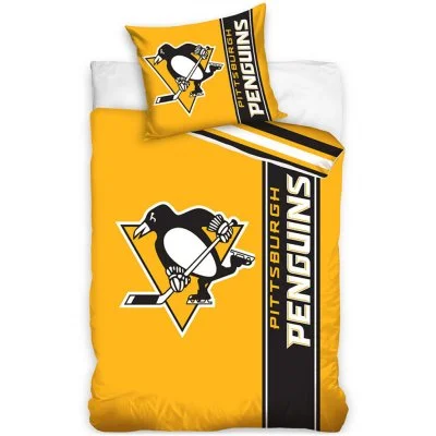 Mikroplyšové ložní povlečení NHL Pittsburgh Penguins