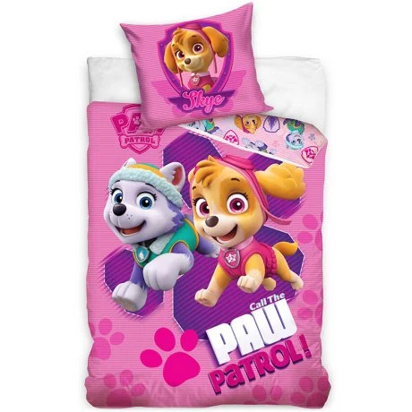 Mikroplyšové ložní povlečení Tlapková patrola - Odvážné záchranářky