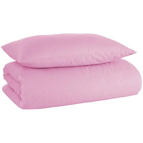 Bavlněné jednobarevné ložní povlečení - růžové