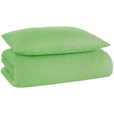 Bavlněné jednobarevné ložní povlečení - zelené