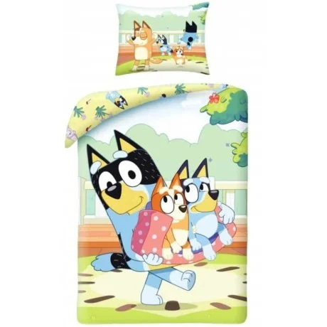 Bavlněné ložní povlečení Bluey v parku