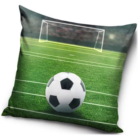 Mikroplyšový povlak na polštář s fotbalovým míčem