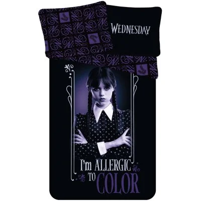 Bavlněné ložní povlečení Wednesday - I'm allergic to color