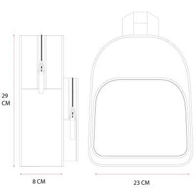 Dětský batoh s přední kapsou Lilo & Stitch