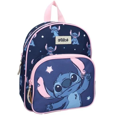 Dětský batoh s přední kapsou Lilo & Stitch