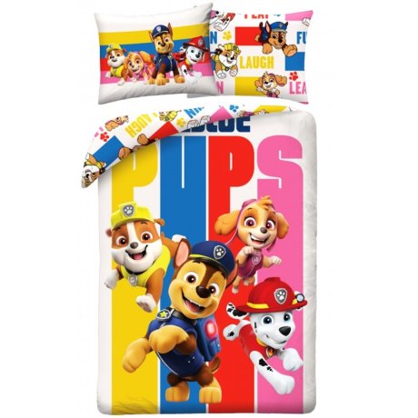 Bavlněné ložní povlečení Tlapková patrola - Rescue Pups