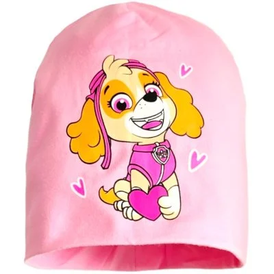 Dívčí jarní / podzimní čepice Tlapková patrola - Skye